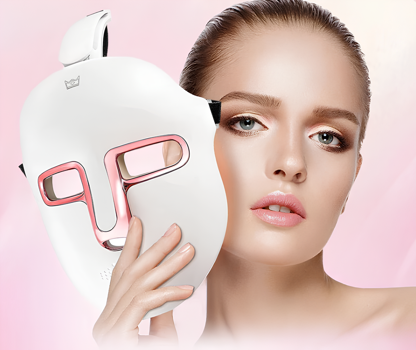 LuméaSkin™ – Masque LED 7 Couleurs Visage & Cou